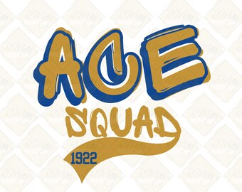 Sigma Gamma Rho SVG: Ace Squad Design (Digital Download)