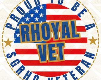 Rhoyal Veteran Sigma Gamma Rho: PNG JPG DTF(Digital Download)