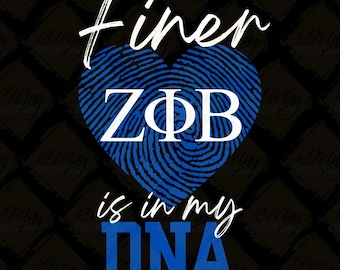 Zeta Phi Beta Svg: ZPhiB 1920 DNA Design - DTF Print Ready (Digital Download)