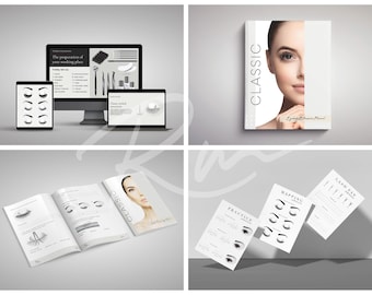 Classic Eyelash Extension Training Course Material Package, Program, Manual, Presentation