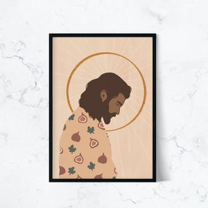Er betet für dich | Jesus Christus Kunst | Druckbare Kunst, Digital Download | Moderne Christliche Kunst | Feige | LDS Kunstwerk | Jesus Druck