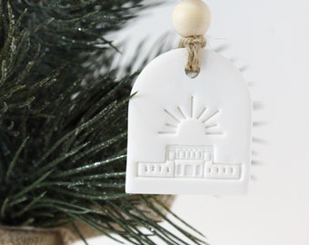 LDS Ornament Handcrafted to Become a Treasured Heirloom Choose Family Forever Laser Cut Hardwood. Any Temple or Customize