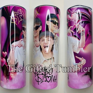 Peso pluma tumbler, peso pluma heart tumbler, peso pluma, peso pluma pink tumbler, heart tumbler, 90s tumbler, peso pluma