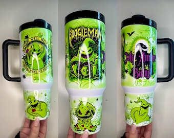 40oz Oogie H2 quench tumbler, boogie tumbler, Christmas tumbler, Halloween tumbler, boogie tumbler, coffee tumbler, before Christmas tumbler