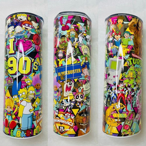 I Love the 90s Metal Tumbler Retro Tumbler Vintage Tumbler - Etsy