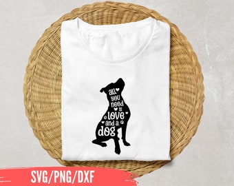 Dog Mom/Dad SVG: Paw Print Silhouette Design (Digital Download)