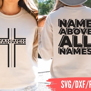 Cross svg, Yahweh SVG, Christian SVG, Religious SVG, Christian shirt svg, Jesus shirt svg, Bible verse svg, Jesus svg, Cross png, yhwh svg