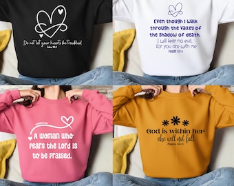 Bible Verse SVG Bundle, Christian Minimalist Shirt Designs PNG SVG (Digital Download)