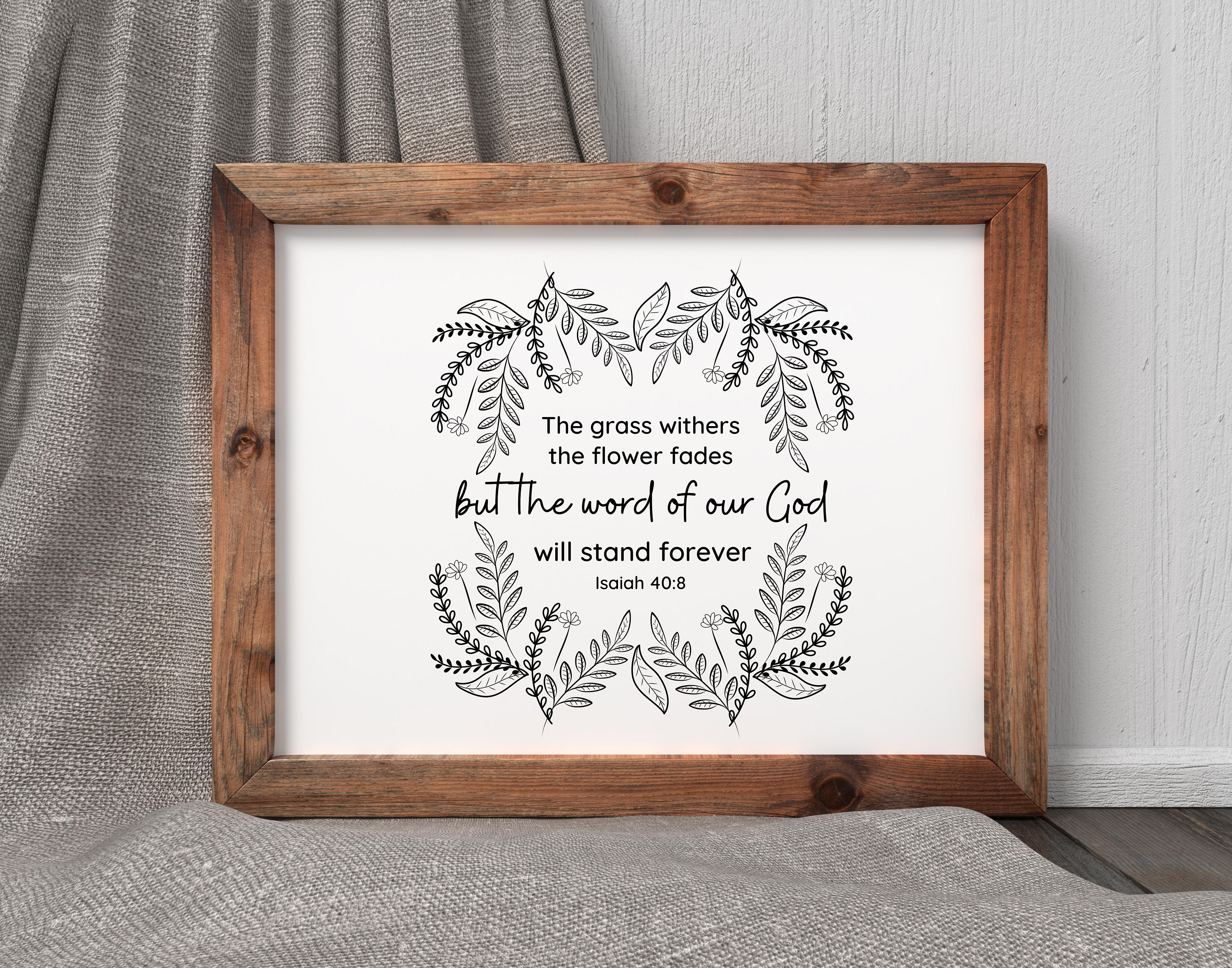 Bible Verse SVG: Christian Wall Art, Scripture Design (digital Download ...
