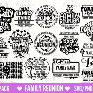 Family Reunion SVG Bundle, Family reunion shirt svg, Family Tree SVG, Family Reunion PNG, Family Vacation svg, Family shirt, Cricut files