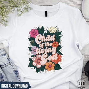 Child of God PNG: Christian Shirt Design (Digital Download)