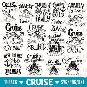 Cruise SVG Bundle ,Family Cruise SVG, Family vacation svg, 2024 2025 Family Cruise shirt svg, Family Cruise 2024 svg, Cruise ship svg shirt