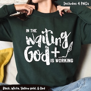Christian Bible Quote PNG: Retro Faith Sublimation Design (Digital Download)