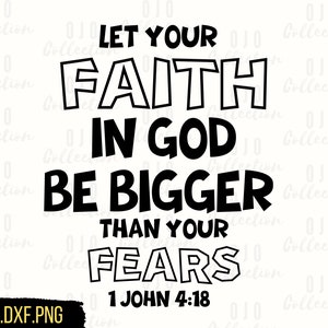 Faith SVG: Christian Bible Verse, Scripture Design (Digital Download)