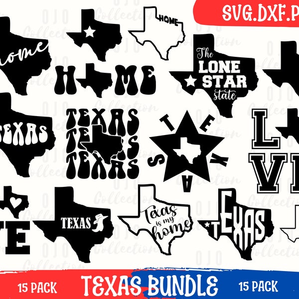 Texas Outline - Etsy