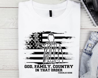 God Family Country PNG, Patriotic Shirt Design (Digital Download)