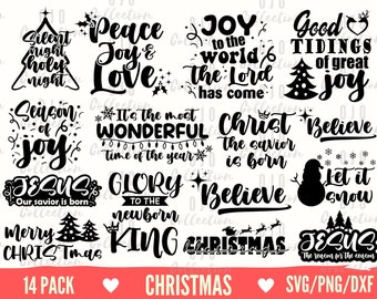 Christian Christmas SVG, Christmas Svg, Religious Christmas svg, Christmas svg bundle, Christian svg, Jesus Christmas svg,  Jesus svg