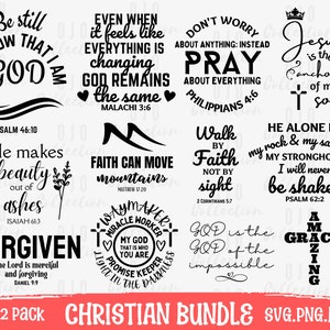 Bible verse SVG Bundle, Christian SVG, Faith SVG, Religious svg, Christian vector, Jesus svg, Scripture svg, Cut files for cricut