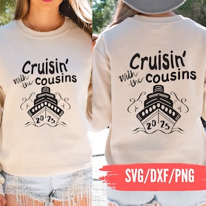 Cruzeiro com o primo svg, Cruzeiro em família svg, Cruzeiro SVG, Esquadrão de primos svg, Cruzeiro em família png, Camisa svg de navio de cruzeiro, Cruzeiro png design