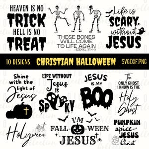 Christian Halloween SVG Bundle: Holyween Ghost Designs (Digital Download