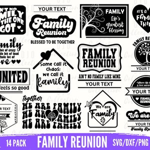 Familiereünie SVG, stamboom SVG, familiereünie shirt SVG, familiereünie 2024 SVG, familie shirt SVG, familie SVG, gesneden bestanden voor Cricut