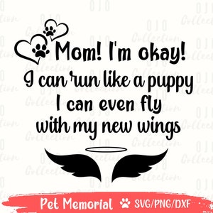 In liefdevolle herinnering SVG, Dog Memorial SVG, Pet Memorial SVG, Angel wings svg, Pet Loss svg, Dog Loss Svg, Paw print svg, Pet in heaven shirt