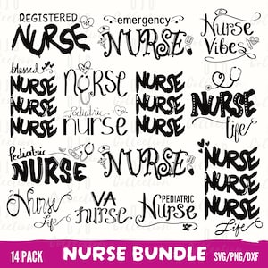 Nurse SVG Bundle: Medical Designs (Digital Download)
