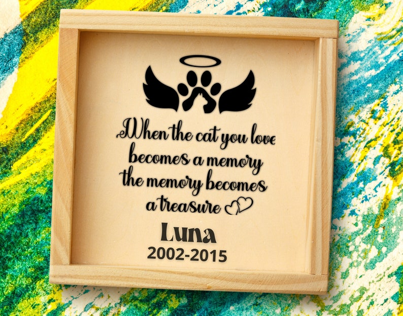 Cat Memorial SVG Pet Memorial SVG Bundle Pet Memorial Etsy UK