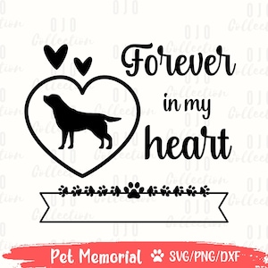 Pet memorial SVG, In loving memory SVG, Dog Memorial SVG, Angel wings svg, Pet Memorial, Dog Loss Svg, Pet Loss svg, svg files for cricut