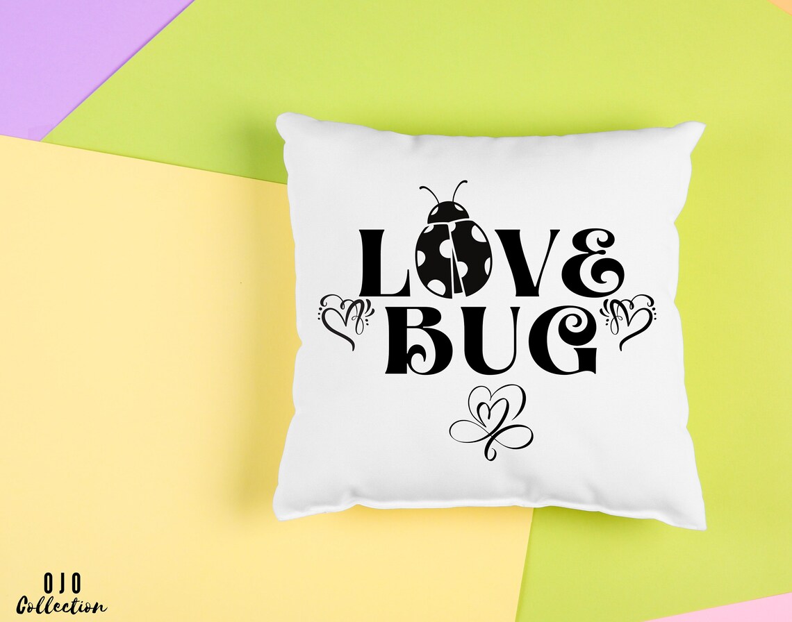 Love Bug SVG Love SVG Valentines Day SVG Ladybug Svg | Etsy