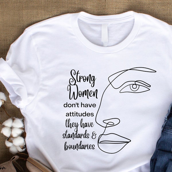 Mujeres fuertes SVG: Empoderamiento PNG, Diseño de Jefa (Descarga digital)