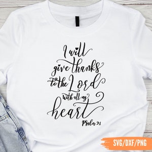 Christian Fall SVG, Christian Thanksgiving, Bible verse svg, Thanksgiving SVG, Thankful svg, Signo de Acción de Gracias, Descarga digital del signo de otoño