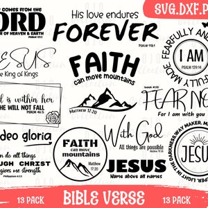 Christian SVG Bundle, Scripture SVG, Faith SVG, Religious Svg, Bible Quote Svg, Religious Svg, Bible Verse Svg, Inspirational Svg