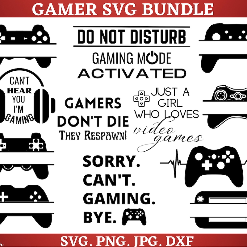 Gaming Svg - Etsy