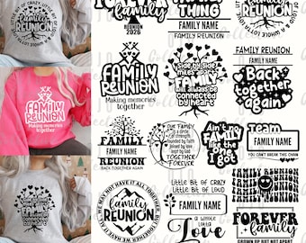 Family Reunion SVG, Matching Shirts SVG, Family Trip Shirt Design, Vacation Reunion SVG for Cricut & Silhouette, 2026 Family reunion svg png