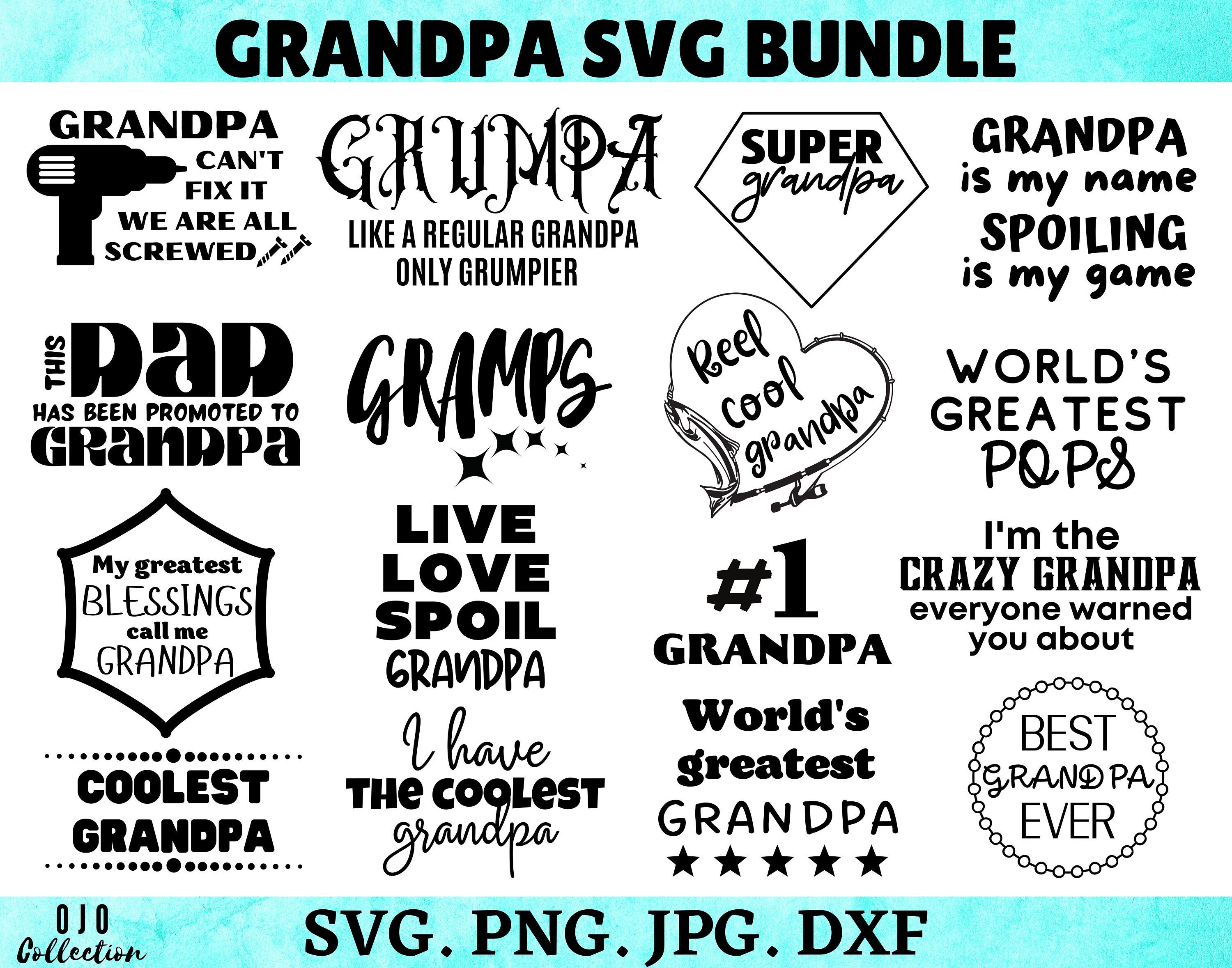 Grandpa SVG Bundle Promoted to Grandpa SVG Best Grandpa SVG - Etsy