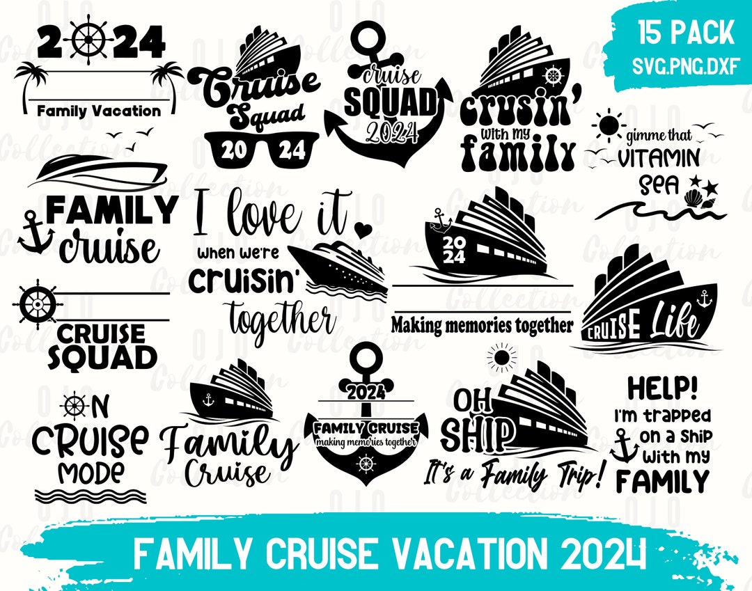 Family Cruise SVG Bundle, Cruise SVG, Family Vacation Svg, 2024 Family ...