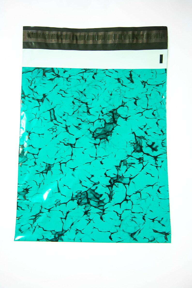 100 PCS 10x13 Turquoise Stone Poly Mailer Shipping Bag Western Etsy