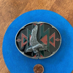 Vintage (1990) Very Cool Siskiyou Buckle Company Eagle Belt Buckle