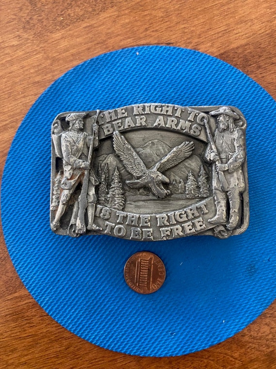 1987 Vintage Siskiyou Co. Army Belt Buckle and Authentic Leather Belt 1987 Vintage Siskiyou Co.Belt Buckle United States Army | eBay main image 3
