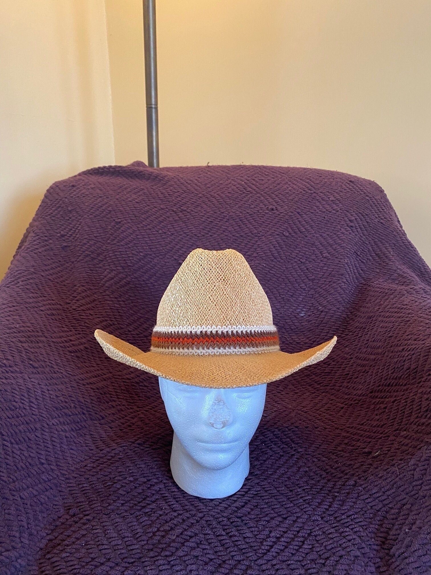 RESISTOL レジストール STAGECOACH ハット 帽子 メンズ ブラウン 7 Vintage Resistol Self Conforming Stagecoach Cowboy Hat Size 6 7