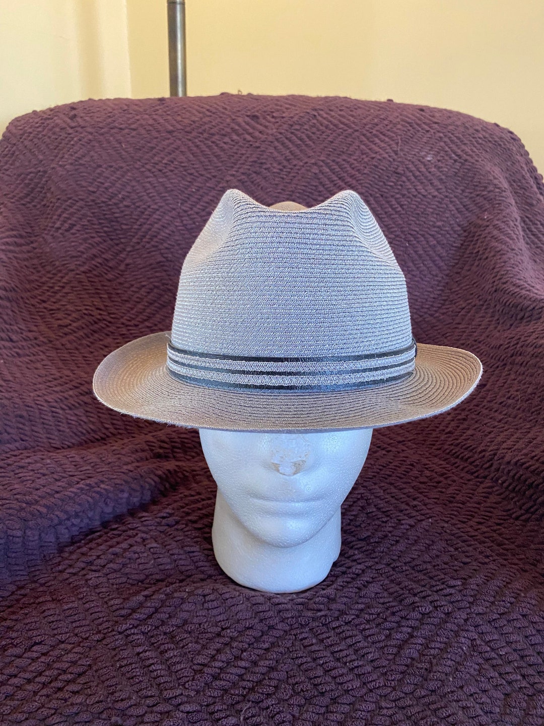 Vintage Super Cool pun Intended Biltmore Genuine Milan Straw Fedora ...