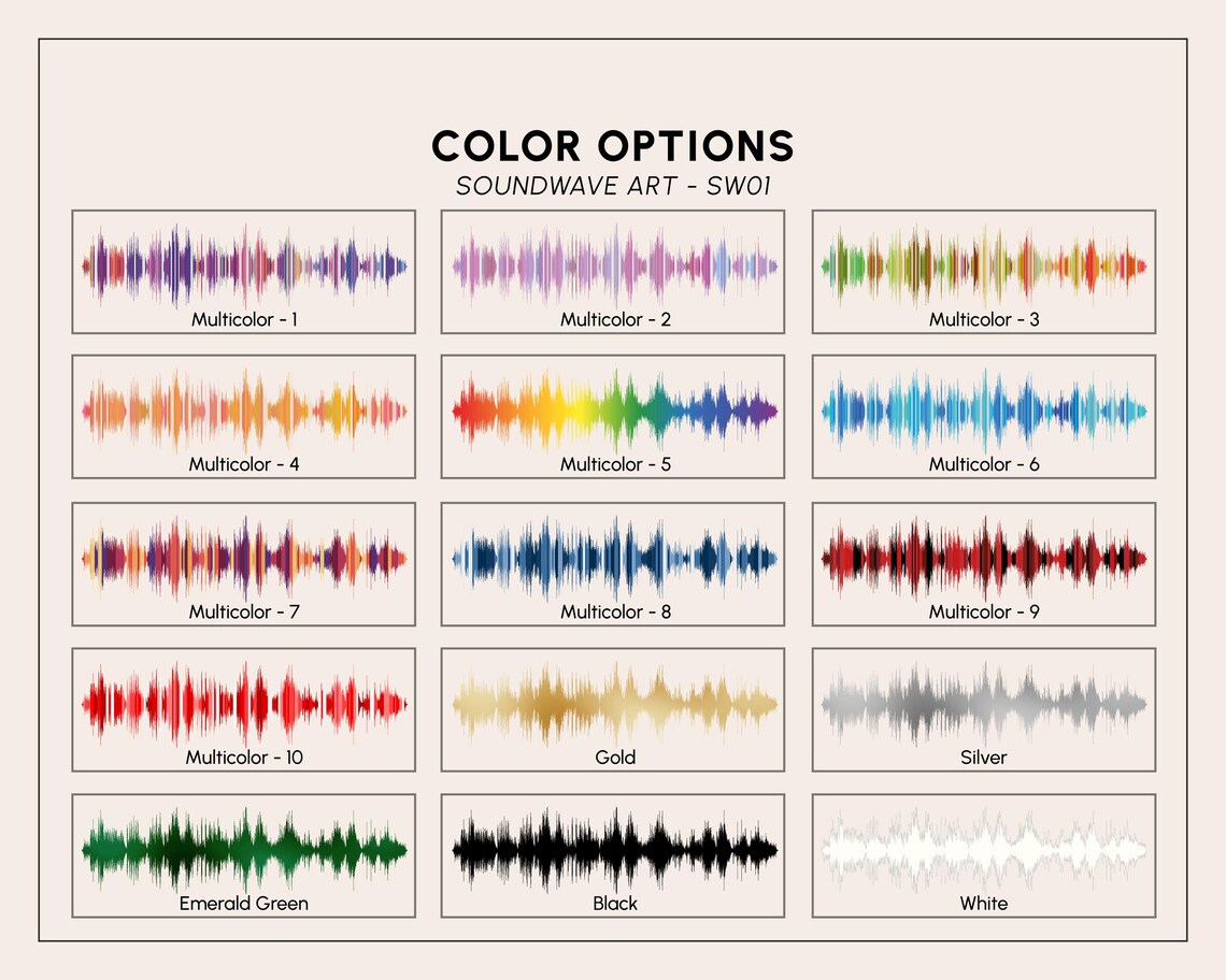 Soundwave Code Font Personalized Soundwave Art With QR Code: Custom Song or Voice - Etsy