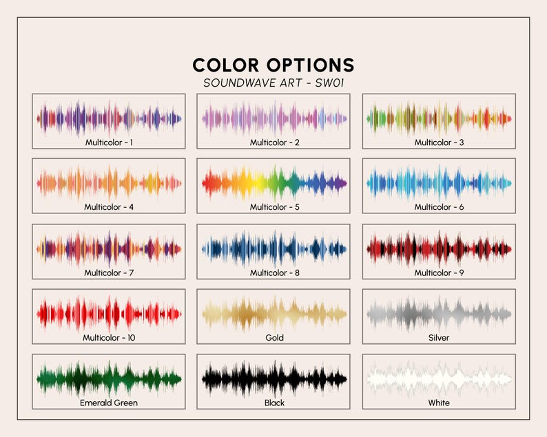 Sound Wave Code Personalized Soundwave Art With QR Code: Custom Song or Voice - Etsy