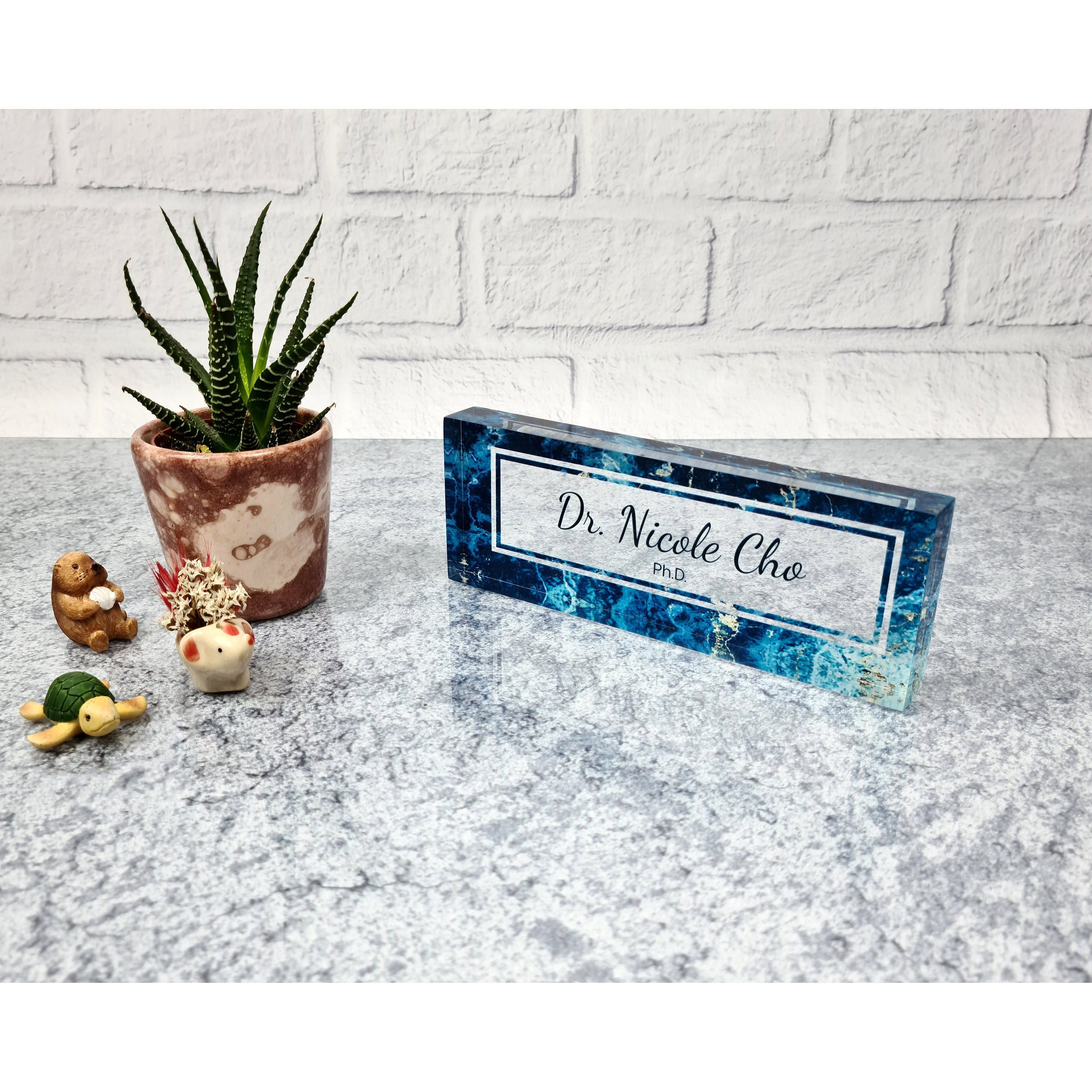 Cadeau De Doctorat, Plaque