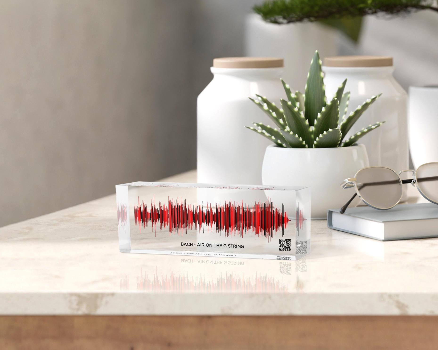 Personalized Soundwave Art Custom Song/Voice Recording With Qr Code