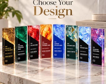 Custom Acrylic Trophy Award | Top Sales Performer & Deal Toy | Million Dollar Club Recognition Plaque