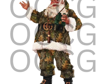 Boujee Santa Camo Entenruf
