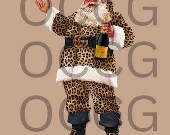 Gucci Santa Leopard Muster