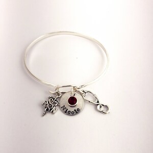 Nurse Bracelet - Nurse Charm Bracelet - Gift for Nurse - Nurse Gift - Personalized Nurse Bracelet - Custom Bracelet for Nurse - RN Gift -BSN